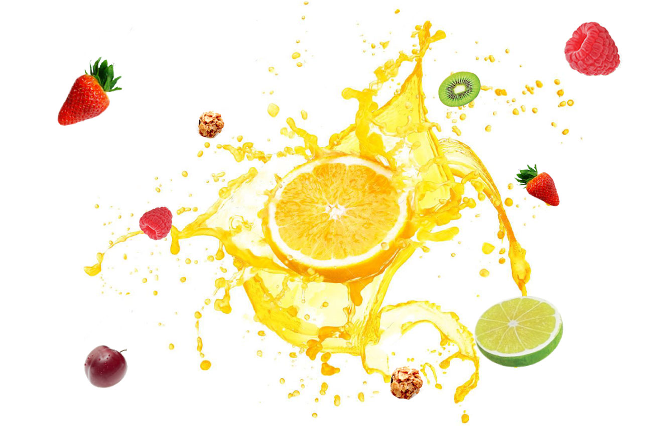 oranje splash over the screen